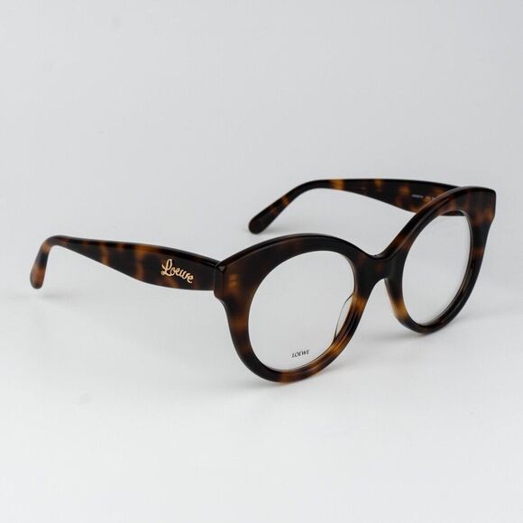 Loewe CURVY Women Eyeglasses Havana Round LW50074I 052 NEW AUTHENTIC main image 10